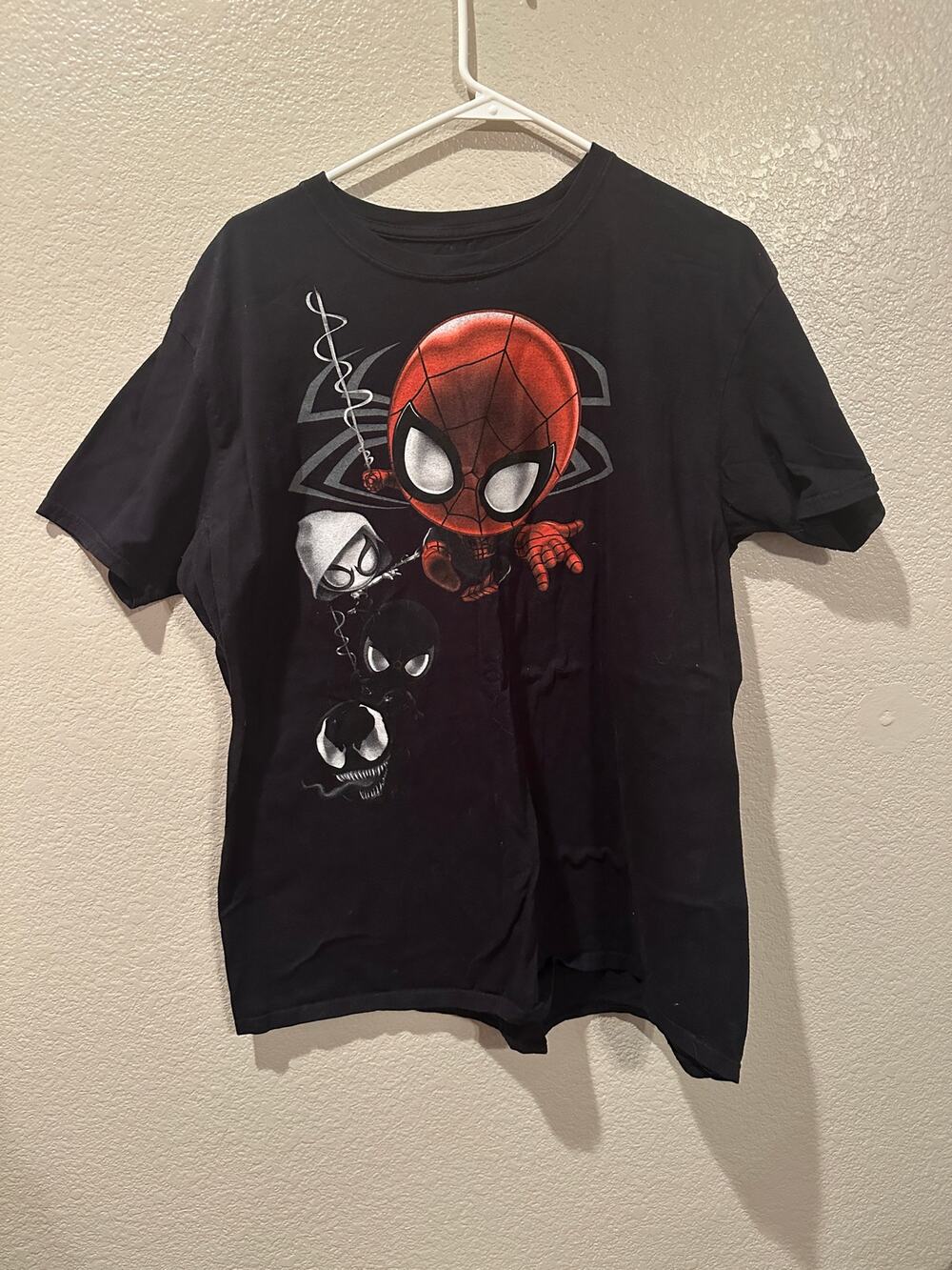 Marvel Disney Spider-verse  Spider-man Ghost-spider Miles Morales Venom Tee XL